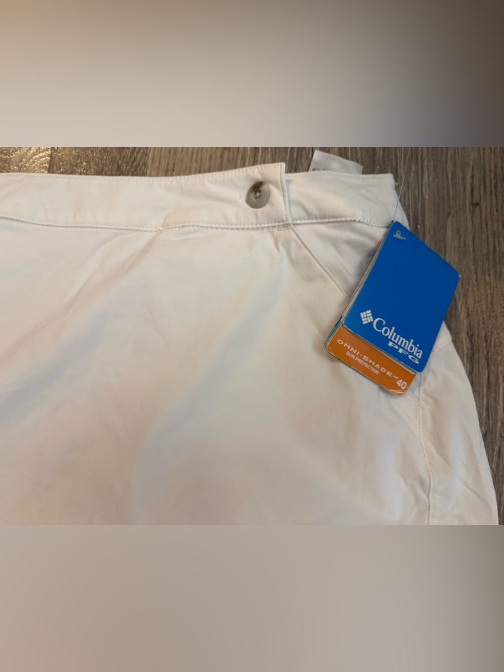 Columbia White Lightweight Outdoor Skort with Tag